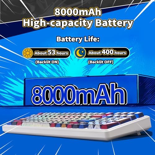 Aula F99 Wireless Mechanical Keyboard Creamy Computer Gaming Keyboards