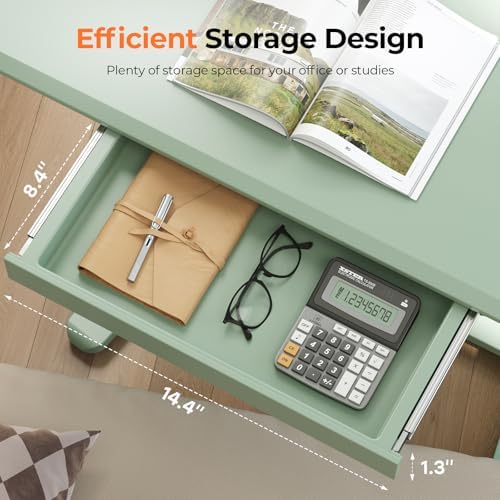 Mobile Standing Desk with Drawer, 35"×20" Small Laptop Desk