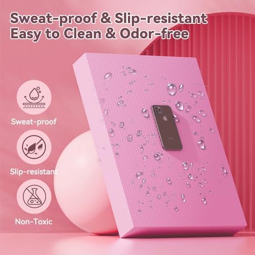 Large Thick Balance Pad Non-Slip Stability Trainer Yoga & Pilates