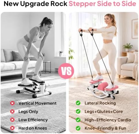 Rock Stepper Side to Side, 300 LBS Capacity, Side Stepper Exercise at Home