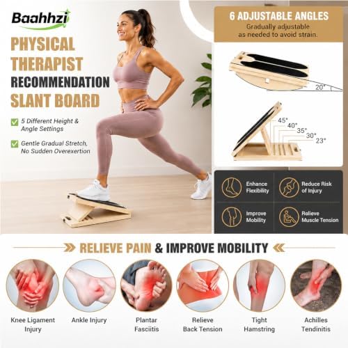 3-in-1 Slant Board Calf Stretch Balance Board