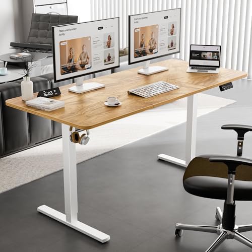 63"x28" Standing Desk, Height Adjustable Sit-Stand for Home Office