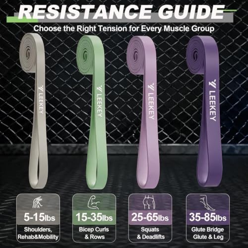 LEEKEY Resistance Bands Set for Pull Up Assistance & Exercise