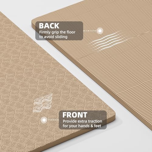 ILILI Exercise Mat 72''x25''×0.3''(8MM)