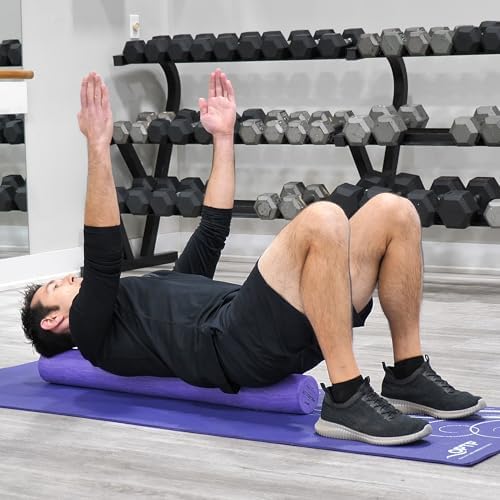 OPTP PRO-ROLLER Standard Density Foam Roller – Round, Purple, 36" x 4"