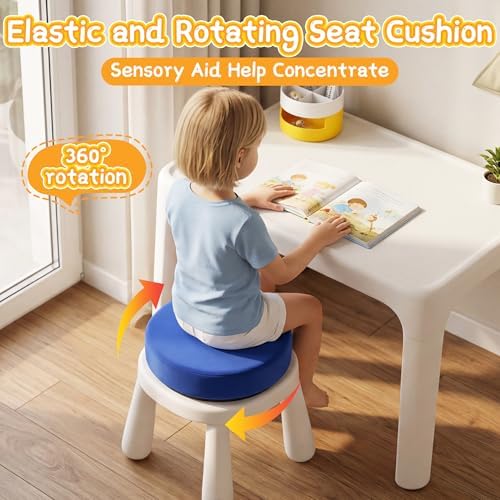 BALAPET Wobble Cushion for Kids, Thickened Foam Support Sensory Cushion, 360° Twist Active Seat Cushion Promotes Active Learning and Improves Focus and Productivity