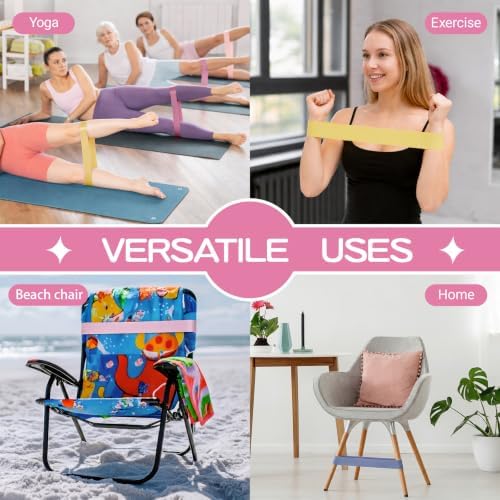 Sratte 48 Pcs Chair Bands for Kids with Fidgety Feet, ADHD Tools,Morandi