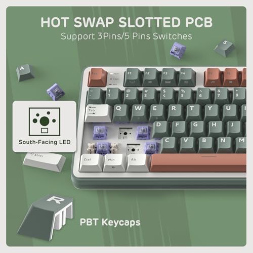 RK ROYAL KLUDGE S98 Wireless Mechanical Keyboard w/Smart Display & Knob