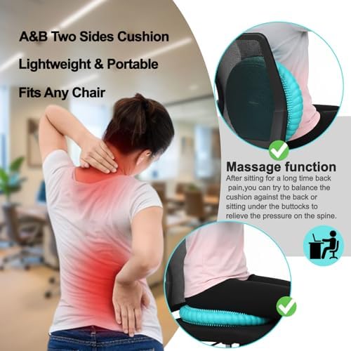 Wobble Cushion Core Balance Disc, Wiggle Seat with Inflation Pump