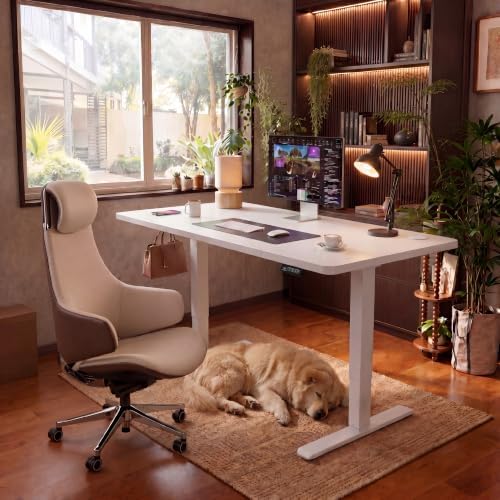 Furmax 48 Inches Electric Height Adjustable Standing Desk Home Office Desk