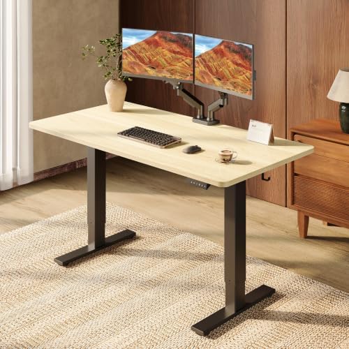 SANODESK 1'' Thick One-Piece 55 x 28'' Height Adjustable Standing Desk