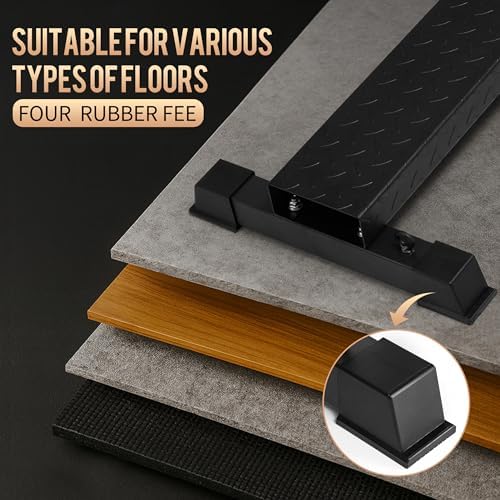 Steel Standing Calf Raise Platform, Anti-Slip Block for Leg & Squat