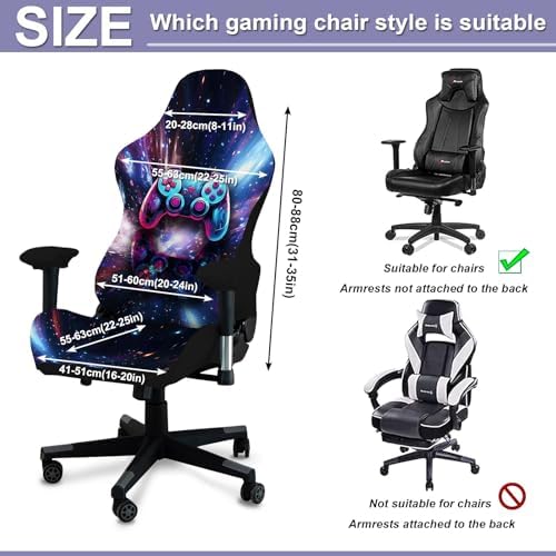 Gaming Chair Covers Only, 3D Printing Soft Fit Scratch Resistant