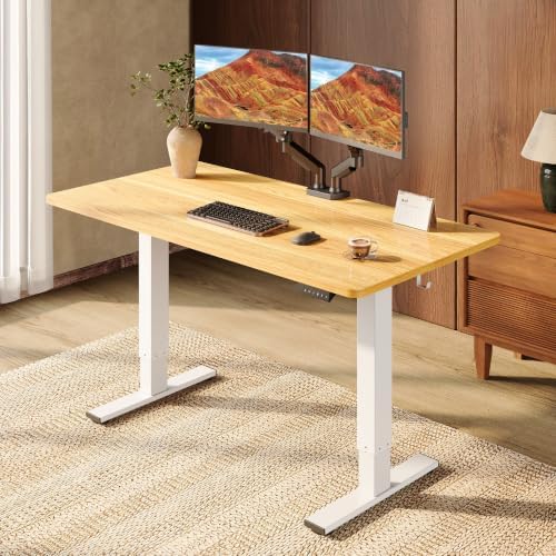 SANODESK 1'' Thick One-Piece 55 x 28'' Height Adjustable Standing Desk