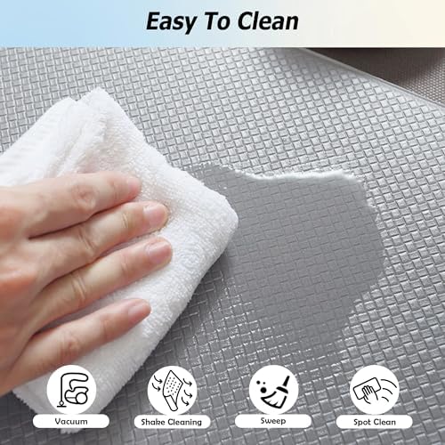 Artnice Kitchen Mats for Floor 2PCS, 0.4inch Stylish Anti Fatigue Mat