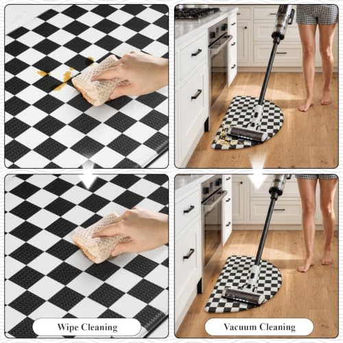 KIMODE Anti Fatigue Kitchen Mats for Floor,18"x 28" Farmhouse Kitchen Decor