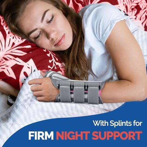 FEATOL Thumb Spica Splint Wrist Brace for De Quervain's & Carpal tunnel