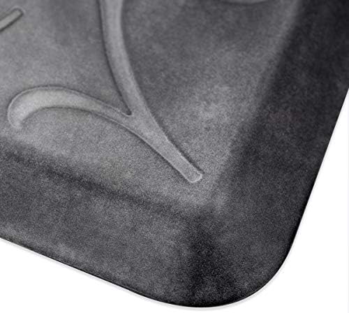 WellnessMats Bella Collection Anti-Fatigue Floor Mat, Polyurethane - Ergonomic Support Pad for Home, Kitchen, Garage, Office Standing Desk - Water Resistant - Made in USA