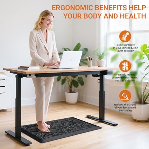 Mattitude 4/5 Inch Kitchen Mat, Waterproof Non-Slip Standing Mats and Rugs