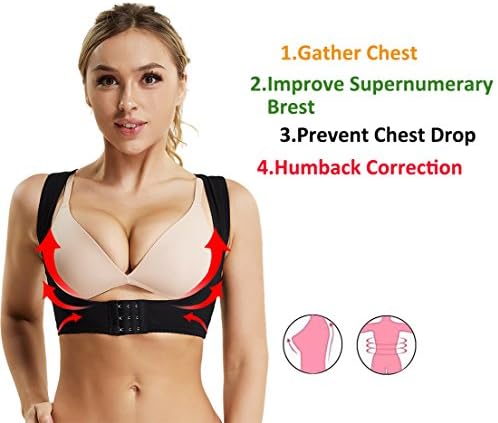 JOYSHAPER Chest Brace Up for Women Posture Corrector Shapewear Vest Tops Bra Support Shaper