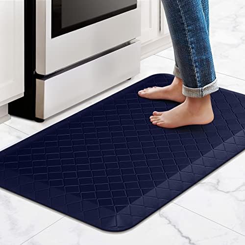 HappyTrends Kitchen Floor Mat - 4/5 Inch Thick Anti-Fatigue Kitchen Rug