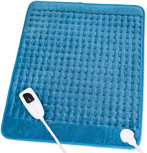 Heating Pad,Electric Heating Pads,Heating Pad for Back,Blue,24x20 Inch