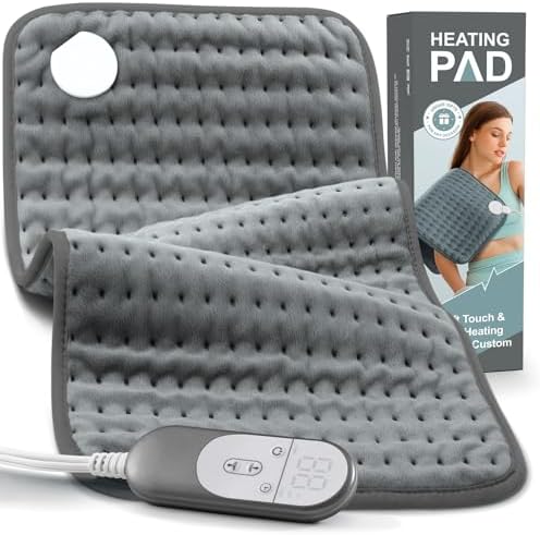VALGELUIK Heating Pad for Back Pain Relief, 12"x24" Electric Heat Pad Gifts