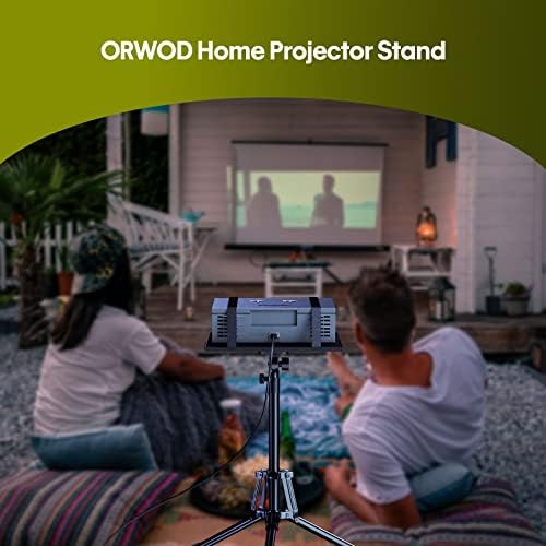 Projector Stand Tripod, Foldable Laptop Tripod with Adjustable Height