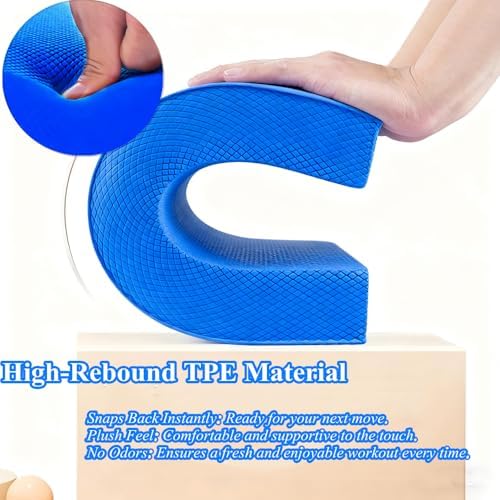 High-Density Balance Pad, Extra Large Balance Pad for Physical Therapy, TPU Foam Balance Board for Rehabilitation Stability Workout Knee and Ankle Exercise
