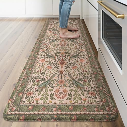 KIMODE Kitchen Mats Anti Fatigue,Cushioned Kitchen Rugs Runner
