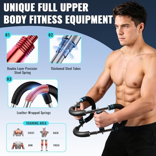 Twister Arm Trainer, Adjustable Chest Workout Equipment for Men & Women, Home Gym Strength Trainer