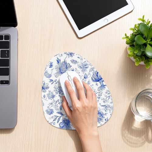 Water Drop Mouse Pad 7.3x8in Non-Slip for Laptop, Plants