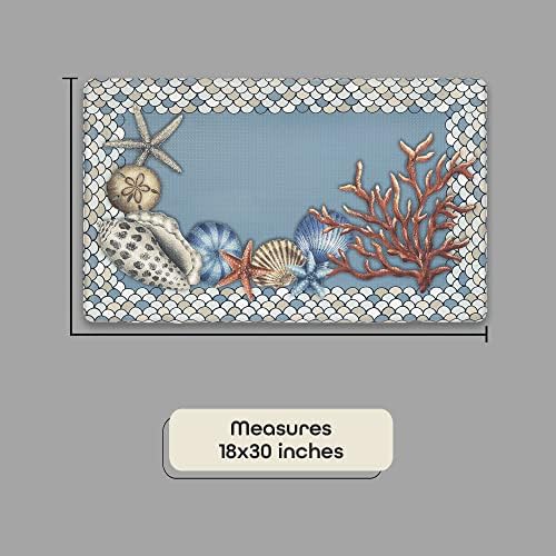 Anti-Fatigue Floor Comfort Mat, 18 x 30 in, Coastal, Waterproof, Non-Slip