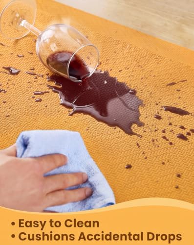 Ophanie Kitchen mats for Floor, 3/4 inch Thick, Kitchen Rugs, 20x39 Anti Fatigue Standing Cushioned Mat,Waterproof,Comfort Ergonomic mat for Office, Home,Sink with 99+ Pairs of Anti-Slip Bottom Ridges