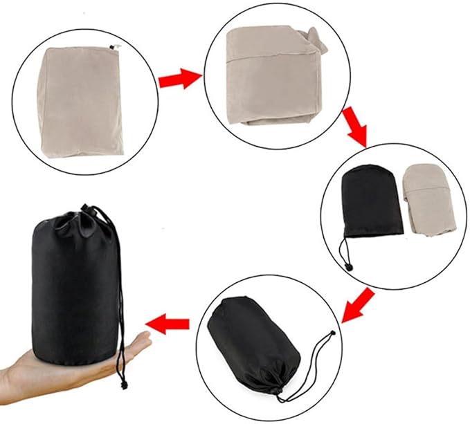 Inflatable Travel Foot & Leg Rest Pillow with Adjustable Height for Airplane, Car, Bus, Train, Office, Camping and Kids to Sleep on Long Flights, Air Pump Included