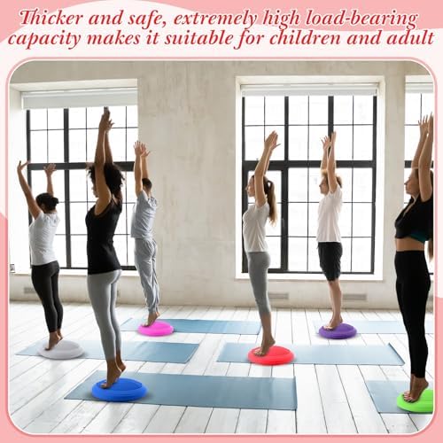 Libima 8 Pcs Wiggle Seat Inflated Wobble Cushion for Kids