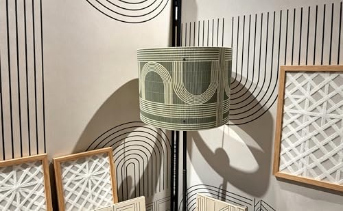 Modern lamp Shade Bamboo Material Art Deco 11.8 * 9.05Inch