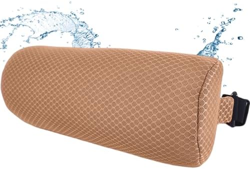 1 Pack Headrest Pillow for Patio Chaise Lounge,Recliner,Beach Chair,Brown