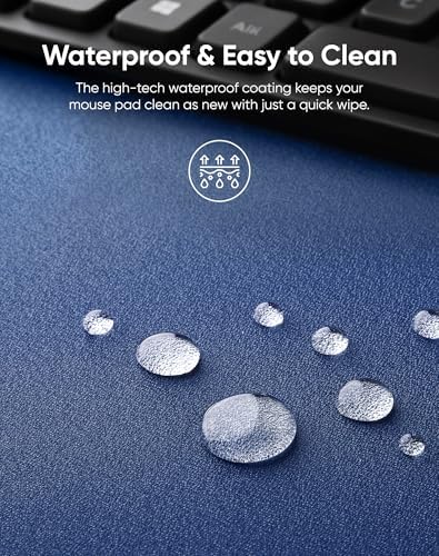 Reniteco Waterproof Large Office & Gaming Mouse Pad, 27.6" x 11.8" x 0.12"