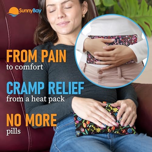 SunnyBay Heating Pad, Neck and Shoulder Wrap, 6x11 inch, Meadow