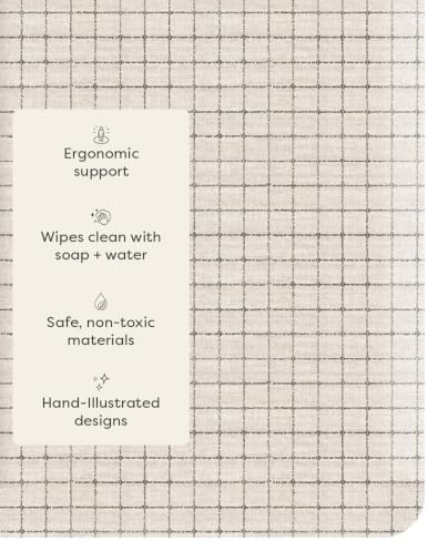 House of Noa Nama Standing Mat – Anti-Fatigue Cushioned Kitchen Mats for Floor | Ergonomic Bounce-Back Foam Kitchen Mats | Anti-Fatigue Mats for Kitchen & Standing | Axel Pewter | 22" x 72"