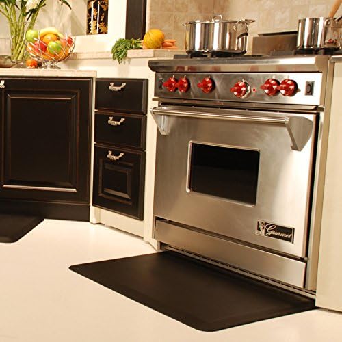 WellnessMats Original Anti-Fatigue 60 Inch by 48 Inch Kitchen Mat, Gray