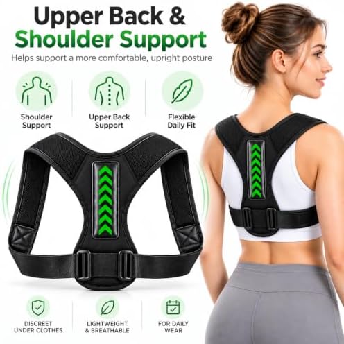 Posture Corrector for Women, Invisible Back Brace Under Clothes