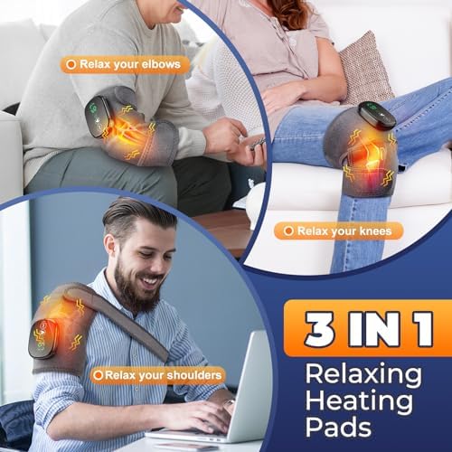 Cordless Heated Knee Massager FSA Eligible