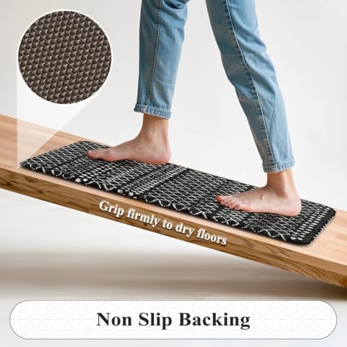 KIMODE Anti Fatigue Mats for Kitchen Floor,Cushioned Kitchen Floor Mats