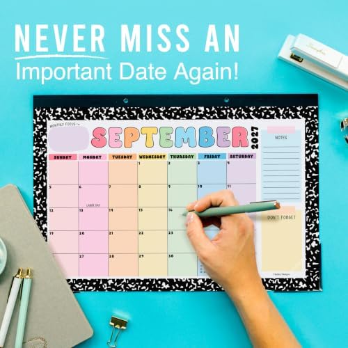 Large Desk Calendar 2027 - Desktop Calendar 2027-2028