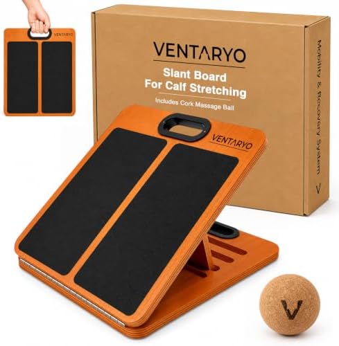 Adjustable Slant Board for Calf Stretching Wooden Calf Stretcher
