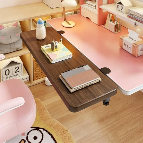 Clamp On Desk Extender for Keyboard, 24 in Under Desk Keyboard Tray