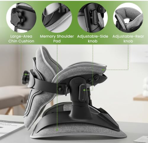 Adjustable Neck Traction Device for Spine Decompression and Pain Relief, Neck Braces for Neck Pain and Support,Neck Stretcher Cervical Traction