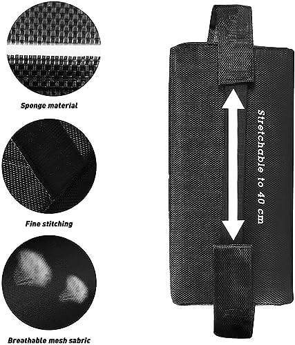 Chaise Lounge Neck Support Pillow with Adjustable Strap,Ergonomic Headrest Pillow Portable Bolster Cushion for Patio Backyard Beach Pool Garden Recliner (Dark Green)